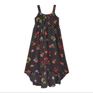 SEQUIN HEARTS Girl's Black Floral High Low Dress 14
